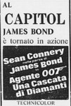 Agente 007 una cascata di&nbsp;diamanti