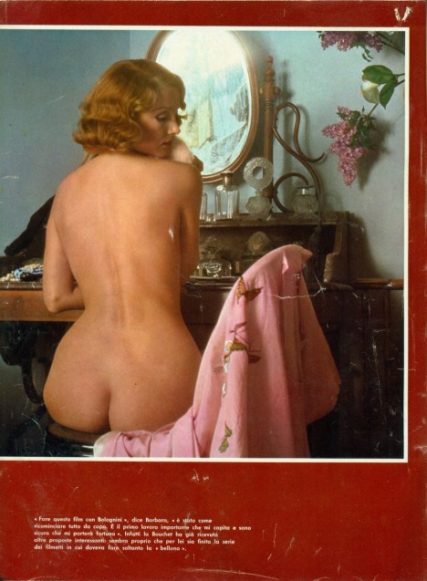 Barbara Bouchet nudo d'autore
