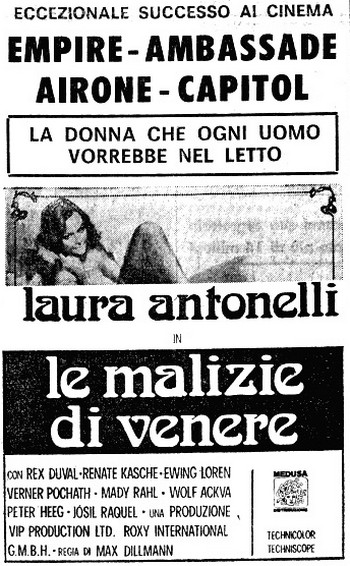 Le malizie di Venere flano