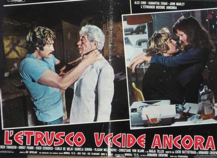 L'etrusco uccide ancora lobby card 3