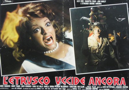L'etrusco uccide ancora lobby card 4