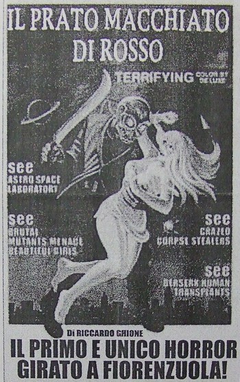 Il prato macchiato di rosso flano