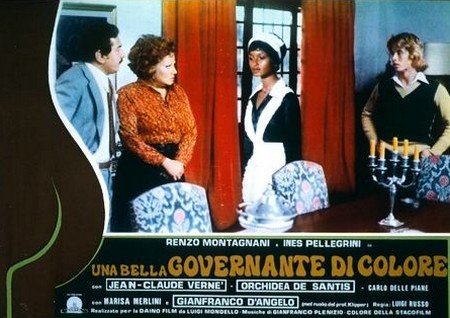 Una bella governante di colore lobby card 1