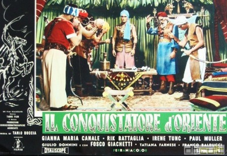 I conquistatori dell'Oriente lobby card