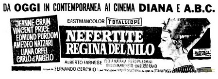 Nefertite regina d'Egitto flano