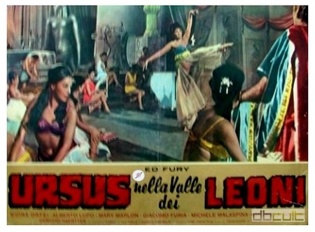 Ursus nella valle dei leoni lobby card