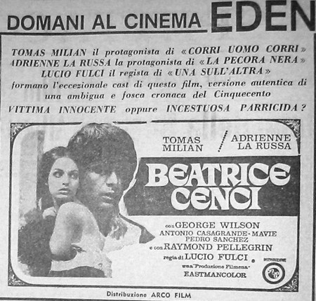 Beatrice Cenci flano