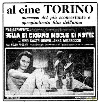 Bella di giorno moglie di notte locandina flano