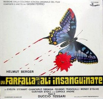 Una farfalla con le ali insaguinate locandina sound