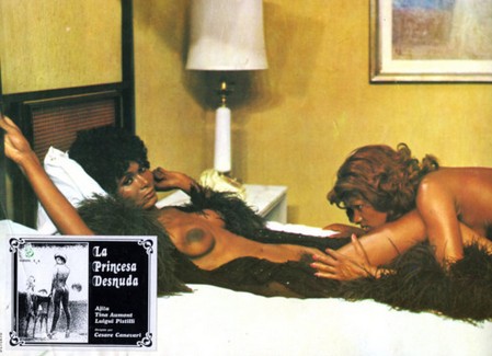 La principessa nuda locandina lobby card 1