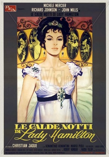 Le calde notti di Lady Hamilton locandina 1