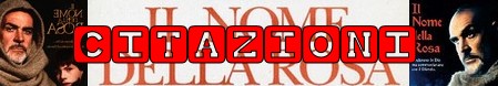 Il nome della rosa banner citazioni