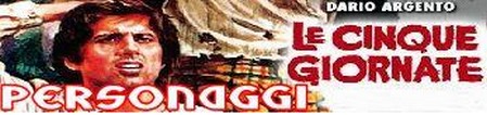 Le cinque giornate banner personaggi