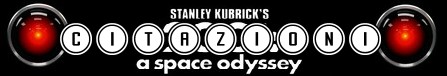 2001 odissea nello spazio banner citazioni