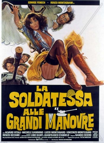 La soldatessa alle grandi manovre locandina
