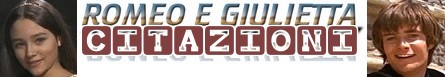 Romeo e Giulietta banner citazioni