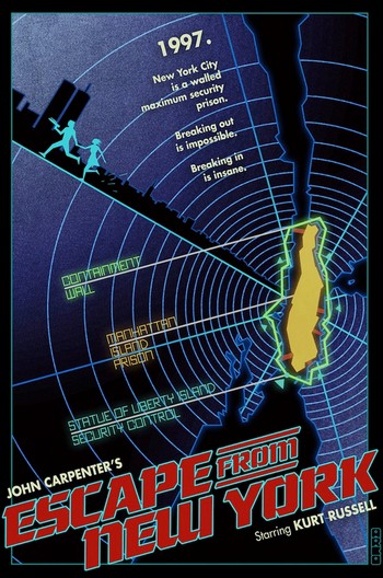 1997 fuga da New York locandina 8