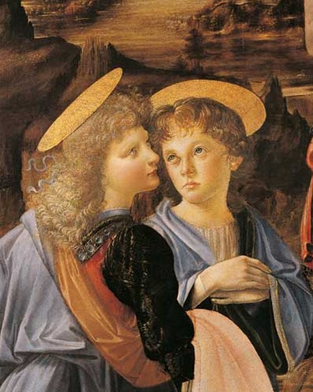 Leonardo 17Angelo Verrocchio