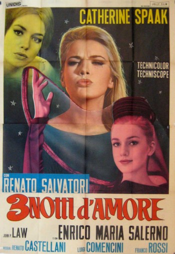 Tre notti d'amore locandina
