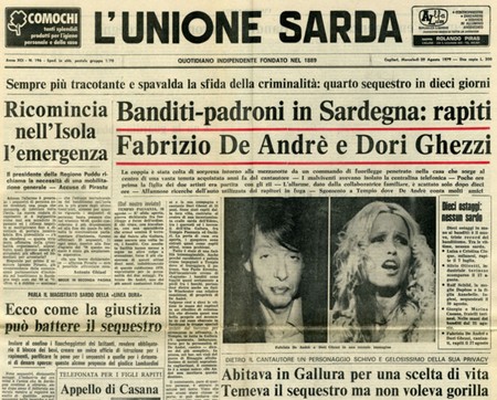 Accadde nel 1979 Rapimento di De Andrè
