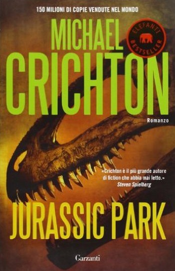 Jurassic Park copertina romanzo 2