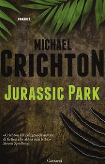 Jurassic Park copertina romanzo