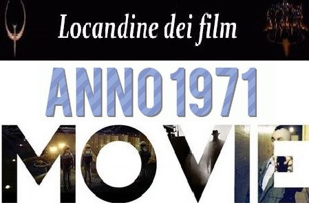 Banner locandine 1971