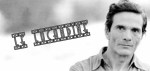 Pier Paolo Pasolini foto banner locandine