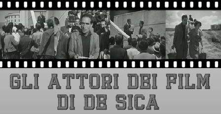 Vittorio De Sica banner gli attori