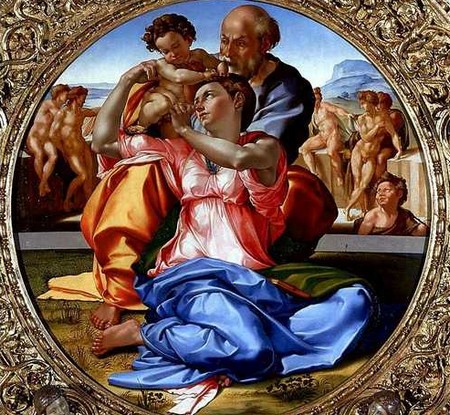5-12 Michelangelo Tondo Doni Galleria degli Uffizi Firenze