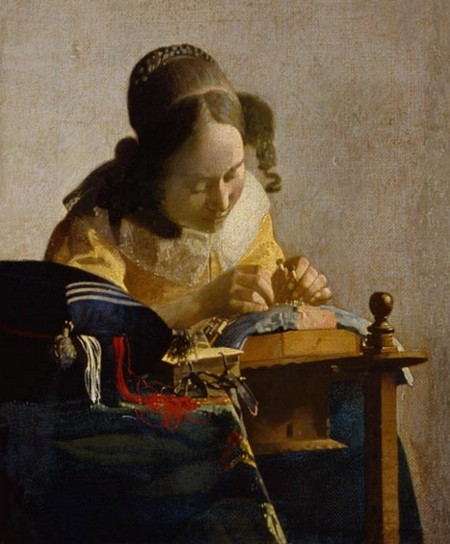 5-19 Jan Vermeer La merlettaia Louvre Parigi