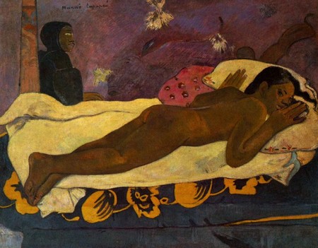 5-6 Paul Gauguin, Manao Tupapau Lo spirito dei morti veglia,Buffalo Knox Albright gallery