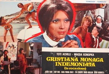 Cristiana monaca indemoniata lobby card 1