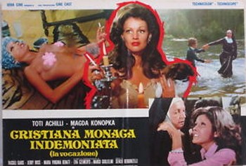 Cristiana monaca indemoniata lobby card 2