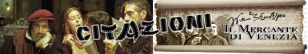 Il mercante di venezia banner citazioni