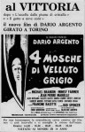 2-7 Quattro mosche di velluto&nbsp;grigio