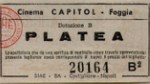 Biglietto Cinema Capitol&nbsp;Foggia