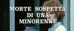 4-12 Morte sospetta di una&nbsp;minorenne