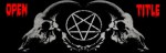 Banner open title