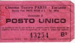 Biglietto Cinema Paris&nbsp;Taranto