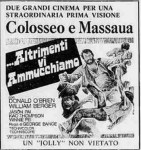 Altrimenti vi ammucchiamo