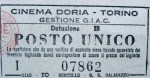 Biglietto Cinema Doria&nbsp;Torino